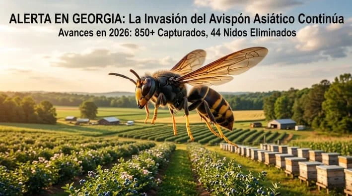 invasión del avispón asiático